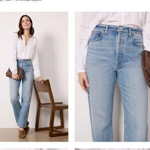 AGOLDE 90's Pinch Waist Straight Jeans in Infinite Size 27